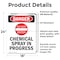 Signmission Chemical Spray In Progress Danger Sign, Vinyl Decal, 18in W x 24in L, 2PK OS-2PACK-DS-D-1824-V-2417 - alternate 6